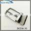 Fixed gentlemen technical plating custom-made turning buckle for pin Split leather belt