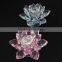 blue lotus flower apperance crystal gifts for Christmas