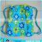 Wholesale cotton velour blue flower printed  supplier beach towel bag with drawstring