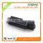 White black plastic usb memory card with logo