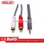 High speed 2RCA to DC 3.5mm input and output audio video av cable