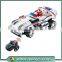 Police car DIY educational building blocks rc car for kids