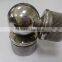 stainless steel adjustable handrail elbow wall bracket support