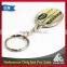 Custom design round shape promotion logo zinc alloy keyring