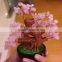 Wholesale natural rose quartz crystal tree