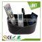 Office Organizer Luxury PU Leather Remote Control Phone Holder Home Organizer Storage Boxes