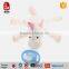 Enviromental material plush toys animal baby supplies pacifier clip