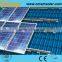 Mini solar panel flat roof panel system mounting structure