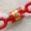 drop forged hardware universal swivel drop forged lifting hoist alloy steel/carbon steel hook with two rings