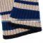 Gray&Blue stripe men's wholesale cashmere scarf for winter