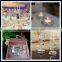 Beautiful flower shape crystal lotus candleholder