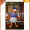 plush cartoon mascot costume, cartoon duck costume for advertising