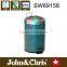 Metal garbage can with colour coated