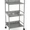 Icegreen Kitchen/Pantry/Hospital Use Three Shelf Utility Cart