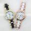 2016 fashion custom design geneva name brand women watches steel wristwatches