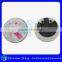 Frosted Surface Plastic Christmas Pin 5cm Big Round Light Up Led Pin
