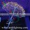 New Christmas across street LED decoration motif lights 3D Umbrella waterproof light