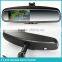 4.3" high brightness car rearview mirror with parking sensors optional function: bluetooth backup camera