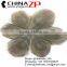 Gold Supplier ZPDECOR Wholesale Top Selling Dyed Grey Trimmed Peacock Feathers Eyes for Earrings