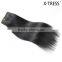 Unprocessed full end good ratio durable longlasting cuticle intact Brazilian Virgin Straight Hair Human Hair Extension