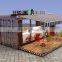 Unique 3d max design container coffee shop | container coffee shop design