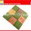 Wooden decking tile made of Fir with interlocking backing