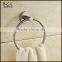 towel bar towel ring paper holder coat hook zinc alloy bath accessories set