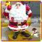 KANO5114 Christmas Decoration Fiberglass Real Life Size Santa Claus