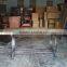 Metro Vintage DINING Table Set, RECLAIMED Bar DINING TABLE Set , Industrial Dining Table Set