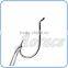 New special desire high strength carbon steel black wholesale fishing hook