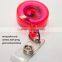 2015 hottest stainless spring transparent badge reel clip holder