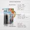 1000ml high borosilicate glass water bottle/kettle with silicon lid with handle