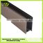 Fashionable decoration aluminum profile extrusion for windows and doors