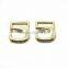 Gold Metal Shoe Buckle Hook For Sandal Accessories