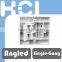 RJ45 Keystone Single Gang 2 Port Angled Wallplate