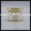 20g 40g 60g mushroom shape 1.4 oz acrylic cosmetic cream jar,plastic cream jar with gold cap