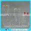 Elegant design homemade well polished clear acrylic display for necklace display