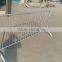 1100*2500 mm fixed U shape feet crowd control barrier
