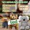 Promotional Custom Plush Dance Keychains Cute Bear Toys