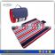 Factory supplied foldable weighted microfiber beach blanket