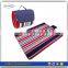 Factory supplied foldable weighted microfiber beach blanket