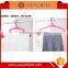 multifunction plastic anti-slip laundry hanger with two circle racks-pink