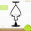 Cheap OEM/ODM Handmade Decorative Glass Candlestick Wedding