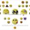 Perfect Life Ideas Emoji Pillow, Plush Cushion with Various Emoticon Expressions