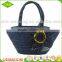 2017 new fashion hand craft women summer shoulder tote shopping sea beach straw bag