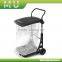 80L Multi-function garden rubbish cart with plastic bag, Waste cart, TROLLEY WHEELIE RUBBISH BIN TRUCK DISPOSAL BAG