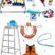 Swimming pool equipment for big size, middle size and small size skimmer pool