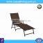 Modern single swimming pool outdoor furniture garden lounger sets