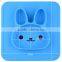 FDA approved rabbit silicone placemat for kids children dinner plate