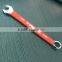 Mirror Polished Combination Spanner Wrench With Rubber Hander